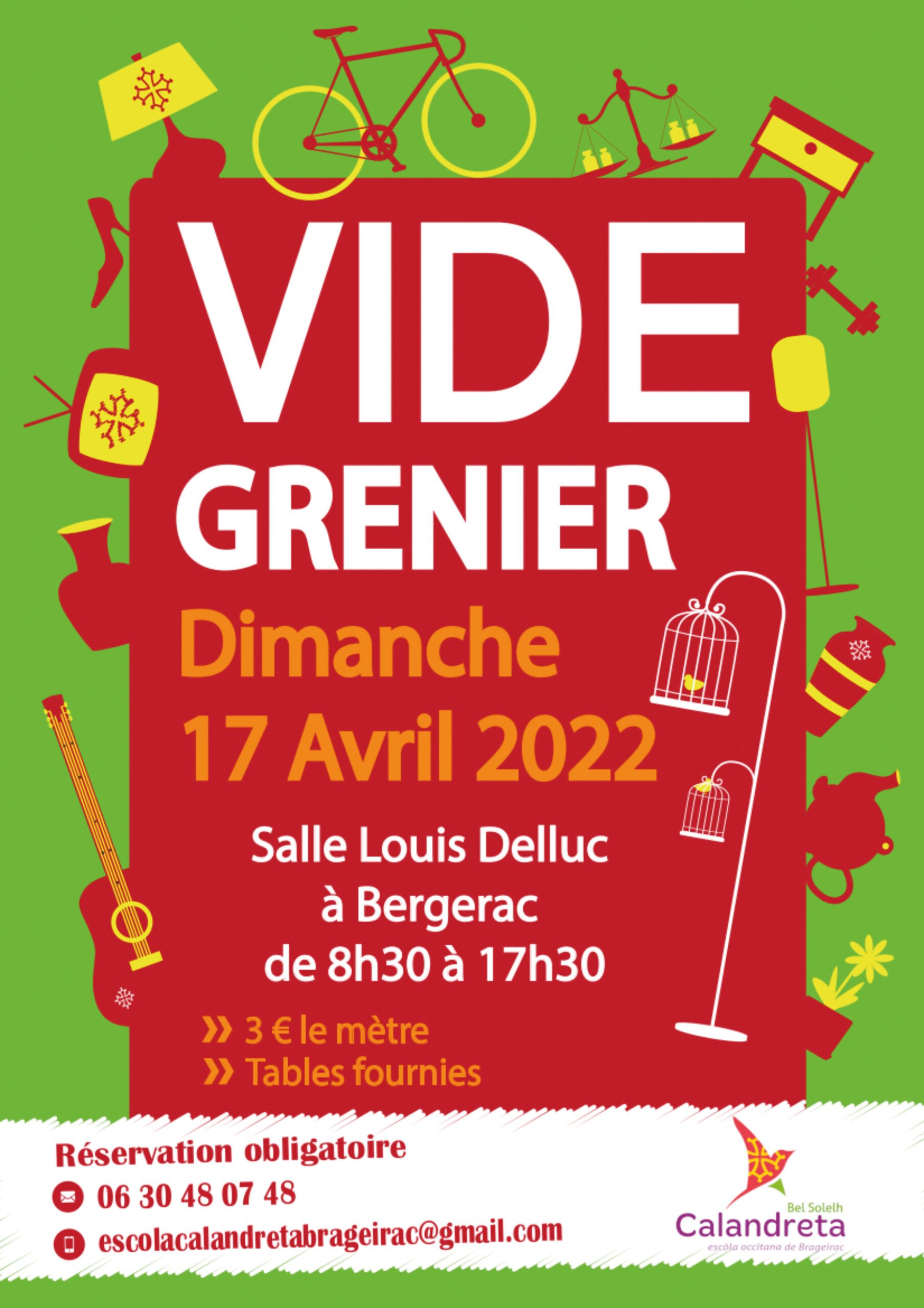 Vide grenier école associative Calandreta Bel Solelh